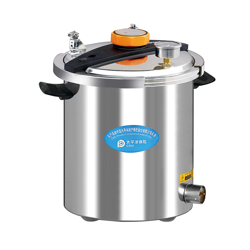 Electric vel LPG calefacto manu rotam portable pressura vapor sterilizer